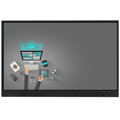 Ultimo Android 14 LCD Smart Board 75" Interattivo Pannello Piatto Per L'Educazione Luogo di Lavoro
