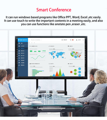 Android Interactive Whiteboard TV con tecnologia 2mm ad alta precisione