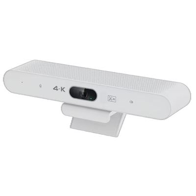 Nero Bianco Facile installazione 4K Webcam Video Conference Camera Usb AI Auto Tracking 2160p Webcam Tracking con altoparlante Audio della sala conferenze