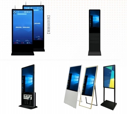 Iboard Factory Direct CE FCC LED Kiosco Display Interattivo Suolo Standing K Style Digital Signage Windows System Per la pubblicità aziendale