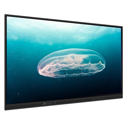 Interactive Flat Panel 98 105 110 Inch Android vince Laptop Wireless Condividi RJ45 MIC con software potente per le lezioni di conferenza