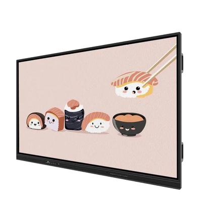 Touch Method Finger Pen Smart Board con altoparlanti integrati LCD Smart Board 65 75 86 98 Inch Software didattico Screen Recorder Screenshot Wireless Share For Training Class Office