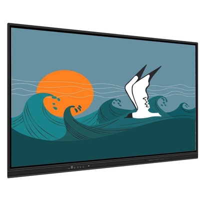 Touch Method Finger Pen Smart Board con altoparlanti integrati LCD Smart Board 65 75 86 98 Inch Software didattico Screen Recorder Screenshot Wireless Share For Training Class Office