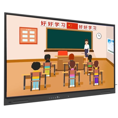 Interactive Flat Panel 98 110 Inch Large TV Smart Touch Screen Android Pc Google Store Wifi Software didattico Strumenti Nuvole Risorse per ufficio scolastico