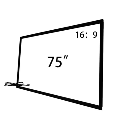Connessione USB da 19 a 200 pollici Infrarossi Tocco in vetro aperto Cornice per schermi Video wall kiosk