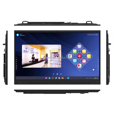 Nuova versione Sistema Android Interattivo pannello piatto con contrasto elevato 1200:1 E velocità del cursore 100 Dot/S 20 Touch Point supportato con schermo condividere lavagna interattiva