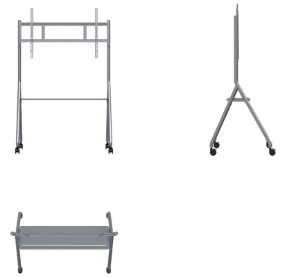 IBoard 55-86 pollici Disponibile Televisione mobile supporto suolo TV carrello tutto in uno Display con ruote