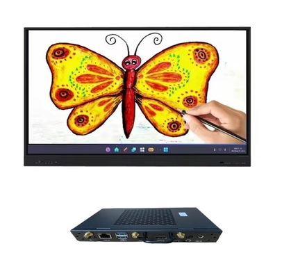 Nuovo arrivo di fabbrica 2025 iBoard OPS Computer Mini PC integrato Android 13 EDLA Per IR Interactive Whiteboard Smart Touch Screen