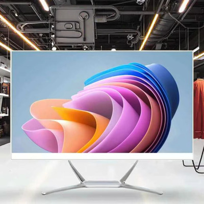 Fabbrica OEM 21.5' 23.8' 27' Inch Desktop Monitor con Webcam integrato Tutto in uno Android e Win System con Capacitive Touch