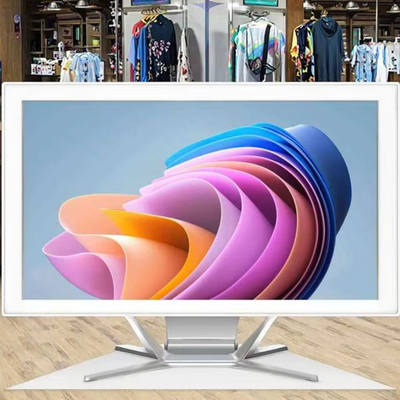 Fabbrica OEM 21.5' 23.8' 27' Inch Desktop Monitor con Webcam integrato Tutto in uno Android e Win System con Capacitive Touch