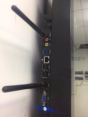 65 75 86 pollici Interattivo Touch Screen Monitor Metallo 2x15W Altoparlanti WIFI Bluetooth Wireless Condividere da PAD Telefono Laptop per l'istruzione scolastica Prestazioni di ufficio