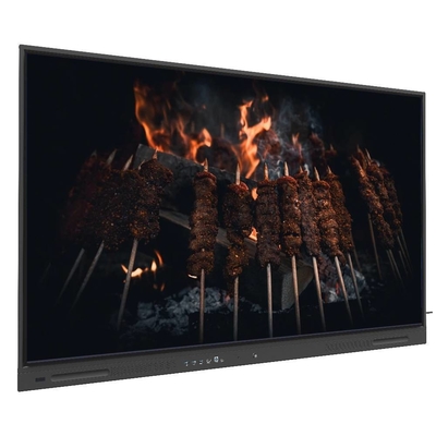 LCD Smart Board 65 75 86 Inch Aggiornamento online Display touchscreen 4K Con strumenti didattici Software per Zoom Teams riunioni uso didattico