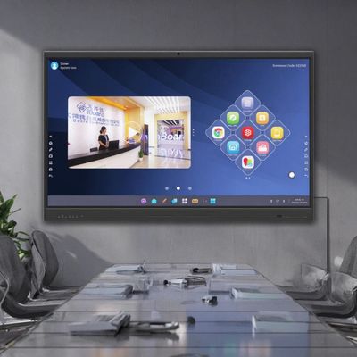 Iboard Factory Direct 75 Inch 4K Multi Touch Smart Screen Interattivo Display a pannello piatto Tavola bianca per riunioni e insegnamenti