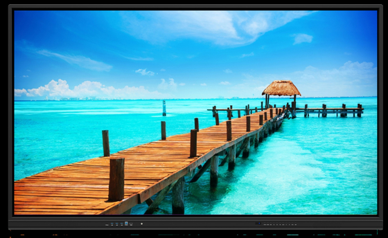 Monitor sensibile al tatto con tecnologia infrarossa touch e risoluzione Ultra HD 4K 3840*2160