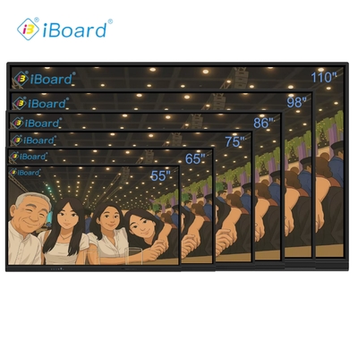 55 65 75 86 98 pollici 4K LCD Interattivo Tavola bianca Touch Panel Smart Screen Classroom Tavola elettronica digitale Tavola intelligente per l'insegnamento