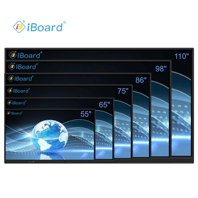 65 75 86 98 110 pollici 4K LCD Smart Board Interattivo Touch Panel Smart Screen per le aule Tavola elettronica Tavola digitale per l'insegnamento