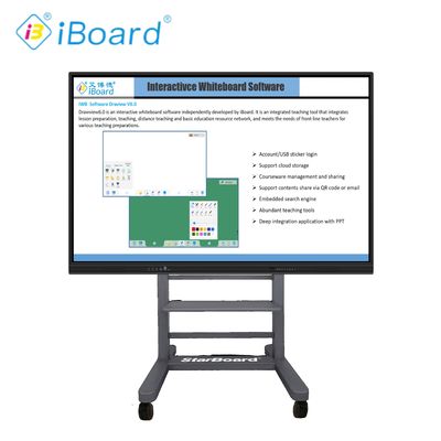 Big Size 98 Inch 4K LCD Smart Board Interattivo Touch Panel Smart Screen per la classe Board elettronico Digital Smart Board per l'insegnamento