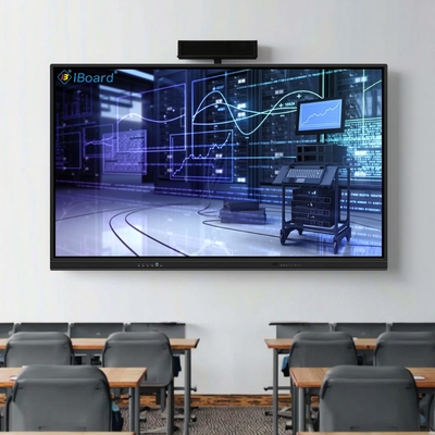Blackboard intelligente con pannello tattile Android da 75 a 86 pollici con fotocamera e microfono per l'istruzione e la formazione