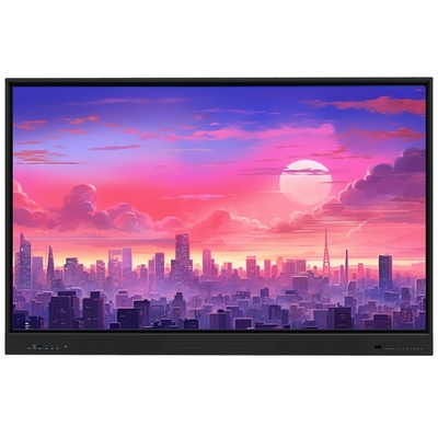 Android di fascia alta (16+256GB) 75 pollici Interactive Flat Panel Supporto sistema doppio