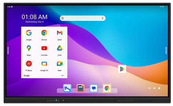 55 65 75 86 98 105 pollici 4K digitale interattivo pannello piatto touch screen Ai Smart Interactive Whiteboard per conferenze in classe