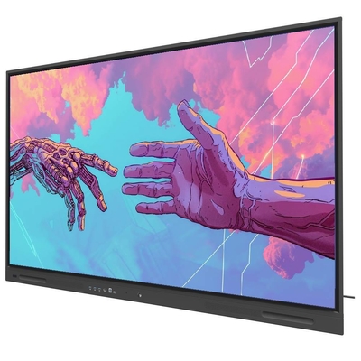 LCD Smart Board 65 75 86 Inch Android PC Computer Infrarosso Touch Panel Smart TV Board con software per le riunioni di insegnamento scolastico