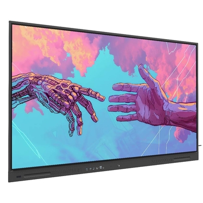 LCD Smart Board 65 75 86 Inch Android PC Computer Infrarosso Touch Panel Smart TV Board con software per le riunioni di insegnamento scolastico