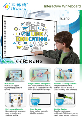 Iboard Factory 22 scorciatoie ogni lato tecnologia a infrarossi touch panel interattivo display con tecnologia elettronica per l'istruzione universitaria attrezzature interattive lavagna lavagna bianca
