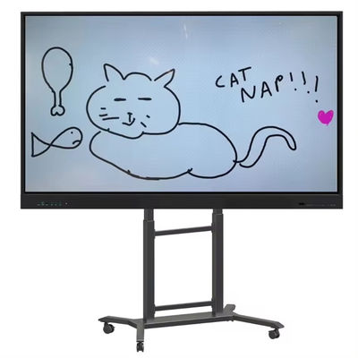 Tecnologia del tatto a infrarossi Monitor touchscreen interattivo 150W Consumo di energia 178° Angolo di visione