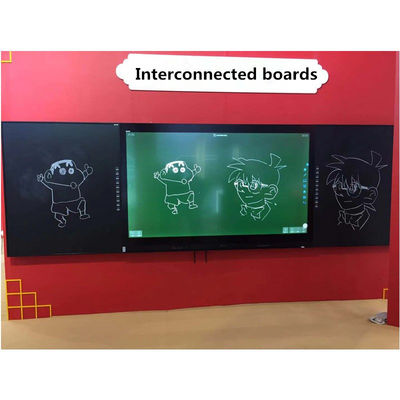 75" istruzione scolastica intelligente del pannello 350cd/m2 2.5ms del monitor interattivo LED del touch screen