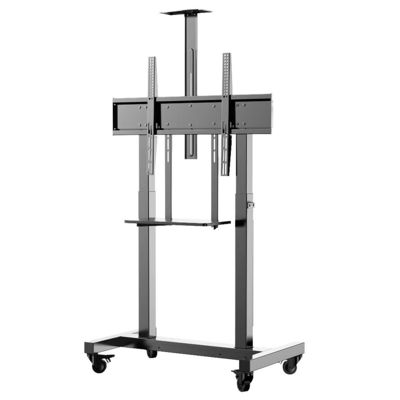 Supporto per TV a pavimento Mobile Supporto ad altezza regolabile per TV a carrello montato per televisore touch screen intelligente interattivo