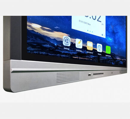 IBoard nuovo design 55/65/75/85/98/100/110 Inch Touch Screen Pannello piatto Sala riunioni Educazione Aula Tavola bianca intelligente interattiva