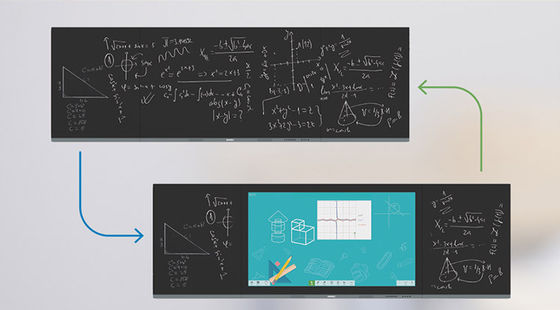 IBoard Factory Wholesale Intelligent Interconnected Recordable Sharable Blackboard Interactive Whiteboard Solution For School Collaborative Brainstorming Stili penna Tavola bianca di scrittura