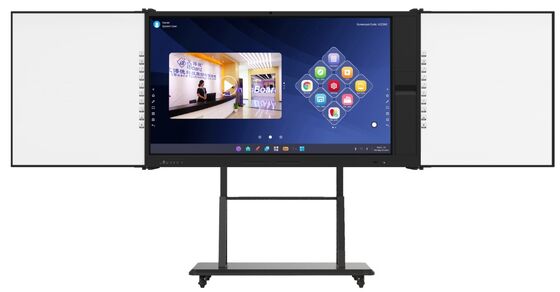 IBoard 4K 75 pollici Interactive Flat Panel con PC Android e schede pieghevoli per l'istruzione
