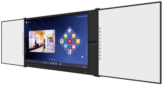 Display interattivo all-in-one multi-media 4K da 75 pollici con scanner di documenti per riunioni scolastiche