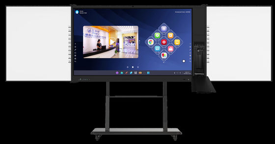 Display interattivo all-in-one multi-media 4K da 75 pollici con scanner di documenti per riunioni scolastiche