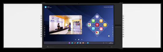 Display interattivo all-in-one multi-media 4K da 75 pollici con scanner di documenti per riunioni scolastiche