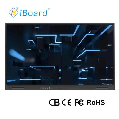 Televisione intelligente a schermo piatto interattivo da 86 pollici con sistema Android aggiornato Equipaggiamento di funzione AI per riunioni in ufficio in classe