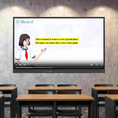 4K UHD Interactive Flat Panel Smart TV da 55 pollici con sistema Android aggiornato