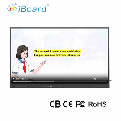 4K UHD Interactive Flat Panel Smart TV da 55 pollici con sistema Android aggiornato