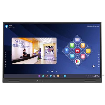 LCD Smart Board Elevate il tuo Chromebook MAC Linux Windows esperienza con HDMI USB VGA Output Wifi Per 65 75 86 Inch Pannello