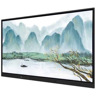 Iboard Interactive Whiteboard 75 Inch USB Outputs Touch Panel Display in colore a cornice nera per l'istruzione Applicazioni aziendali per ufficio con software potente