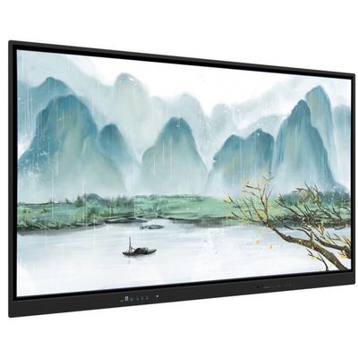 Iboard Interactive Whiteboard 75 Inch USB Outputs Touch Panel Display in colore a cornice nera per l'istruzione Applicazioni aziendali per ufficio con software potente