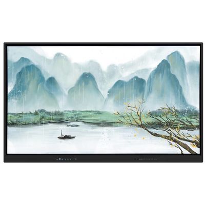 Iboard Interactive Whiteboard 75 Inch USB Outputs Touch Panel Display in colore a cornice nera per l'istruzione Applicazioni aziendali per ufficio con software potente