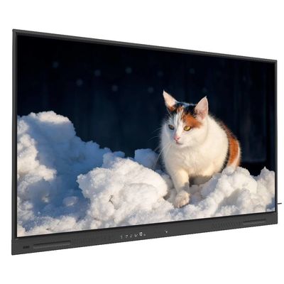 IR Interactive Whiteboard 450 nits 86 Inch Android 14 Touch Wifi VGA DP USB Cloud Resources Smart TV Monitor Per uso in ufficio universitario