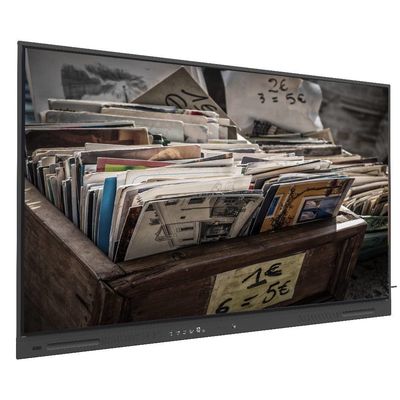 Potenziare il tuo business con Black LCD Smart Board con usb e 350cd/m2 WIFI e Wireless Share 110 Inch Monitor