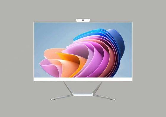 Factory Direct 21.5' 23.8' 27' Inch Desktop Monitor con Webcam integrata Tutto in uno Android e Win System Capacitive Touch