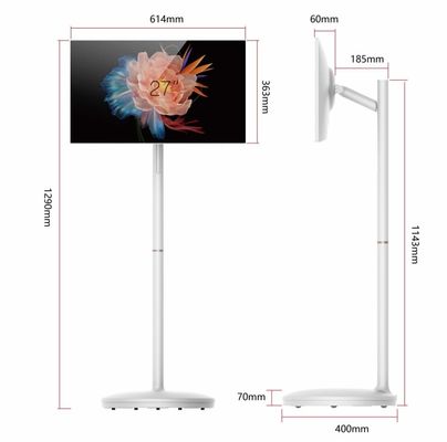 27 Inch Portable Smart Screen Rotate Smart TV for shop display/SOHO/Outdoor