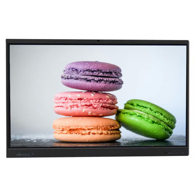 IBoard 75 pollici 4K EDLA Interattivo Pannello Piatto Smart Touch Screen Android Sistema Windows Con Software Per Le riunioni in classe