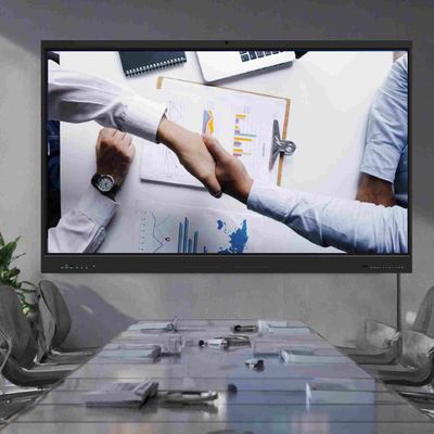 65 pollici Touch Screen Smart Board Interattivo Display Panel con telecamera integrata e microfono per l'istruzione a distanza Centro di formazione e-learning Video riunioni e collaborazione digitale
