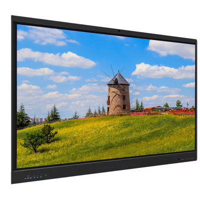 LED Interactive Smart Board 65 Inch 4K UHD Display con touch Android 14 Camera Mic integrata PC Speaker WiFi Perfetto per insegnamento scolastico, conferenze e uso in ufficio